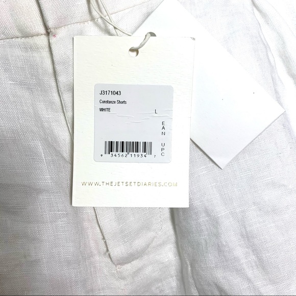 NWT The Jetset Diaries White Linen Shorts - Picture 3 of 5
